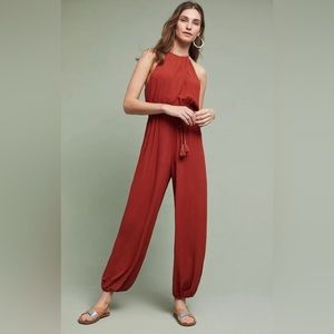 New Anthropologie Elevenses North Beach Jumpsuit size small NWOT